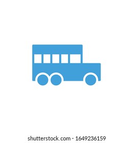 Vector illustration, bus icon template