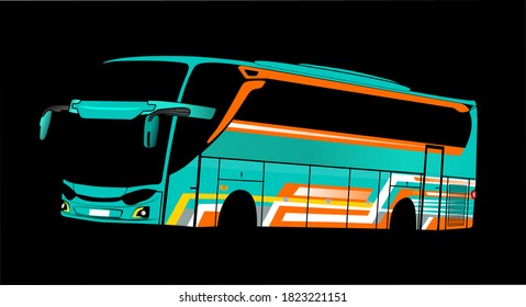 Vector illustration of bus for public transportation