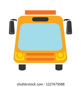 Vector illustration bus to transport people. easy editing bus illustration. school bus For your design