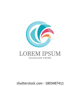  Vector illustration Business Abstract Circle icon Corporate Media Technologyz