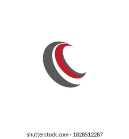 Vector illustration Business Abstract Circle icon. Corporate Media Technology concept.