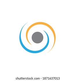  Vector illustration Business Abstract Circle icon Corporate Media Technologyz