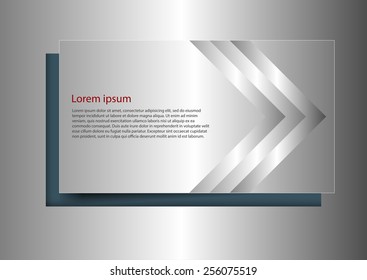 Vector illustration business background shadow.