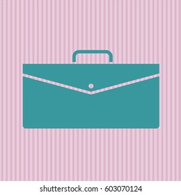 Vector illustration of Business Briefcase symbol
