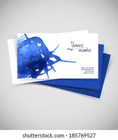 Vector illustration of Business card