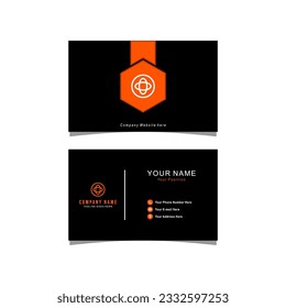 Vector illustration of business card