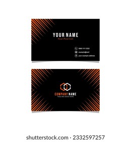 Vector illustration of business card