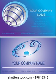 Vector illustration for business cards