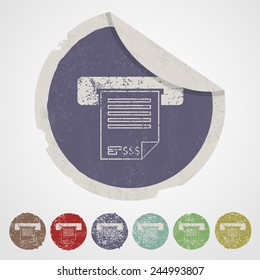 vector illustration of business and finance check