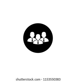 vector illustration of business and finance icon persons