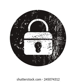 vector illustration of business and finance icon padlock open