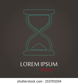 vector illustration of business and finance icon time is money