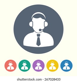 vector illustration of business and finance icon person