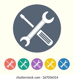 vector illustration of business and finance icon repair