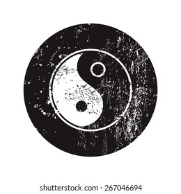 vector illustration of business and finance icon yin yang