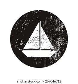 vector illustration of business and finance icon yacht