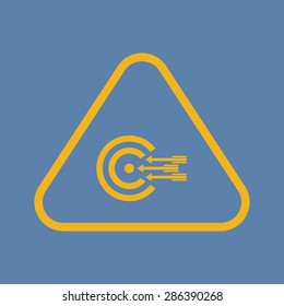 vector illustration of business and finance icon target