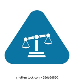 vector illustration of business and finance icon scales