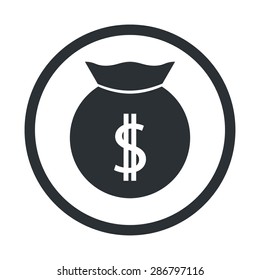 vector illustration of business and finance icon  bag dollar