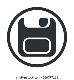vector illustration of business and finance icon diskette