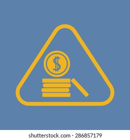 vector illustration of business and finance icon dollar coins vector illustration of business and finance icon dollar coins