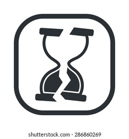 vector illustration of business and finance icon time is money broken vector illustration of business and finance icon time is money broken