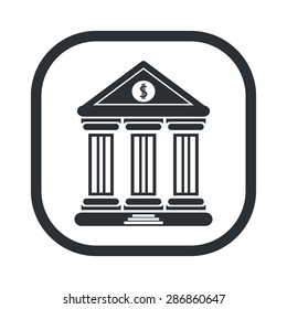 vector illustration of business and finance icon bank