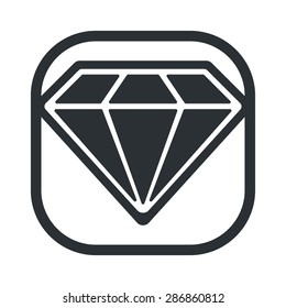 vector illustration of business and finance icon diamant