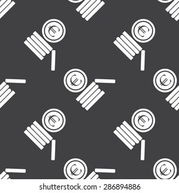 vector illustration of business and finance icon euro coins