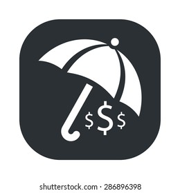 vector illustration of business and finance icon umbrella