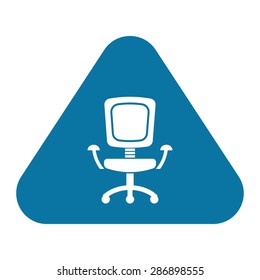 vector illustration of business and finance icon chair
