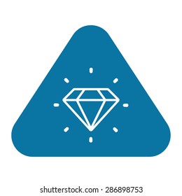 vector illustration of business and finance icon diamant