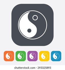 vector illustration of business and finance icon yin yang