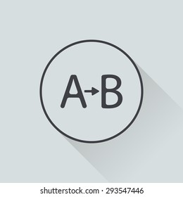 vector illustration of business and finance icon way