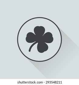 vector illustration of business and finance icon clover