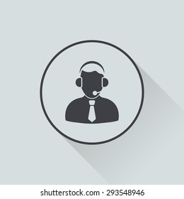 vector illustration of business and finance icon person