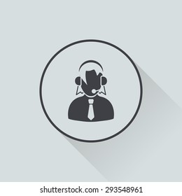 vector illustration of business and finance icon person