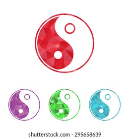 vector illustration of business and finance icon yin yang vector illustration of business and finance icon yin yang