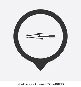 vector illustration of business and finance icon arrow