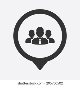 vector illustration of business and finance icon persons