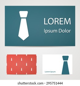 vector illustration of business and finance icon  tie
