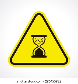 vector illustration of business and finance icon time is money