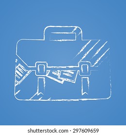 vector illustration of business and finance icon case