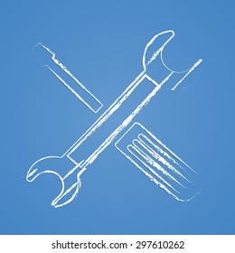 vector illustration of business and finance icon repair