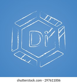 vector illustration of business and finance icon diamant