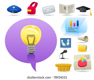 Vector illustration business icon