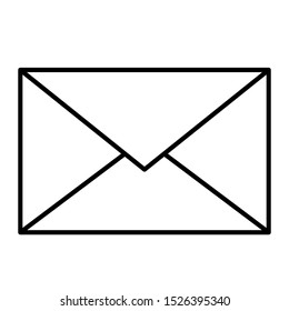 vector illustration of a business icon. a message for doing business with an isolated white background. color can be changed. line style