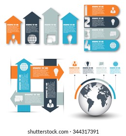 Vector illustration of business infographic.