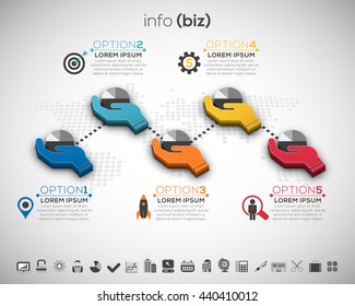 Vector illustration of business infographic.