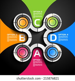 vector illustration business infographics ,  workflow layout , scheme of work